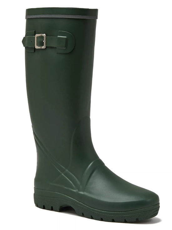 Lands' End Shoes - Women's Squall Buckle Tall Rain Boots COLOR: Fresh Evergreen